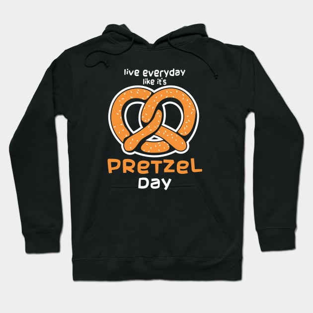 Pretzel Day Hoodie by BrayInk